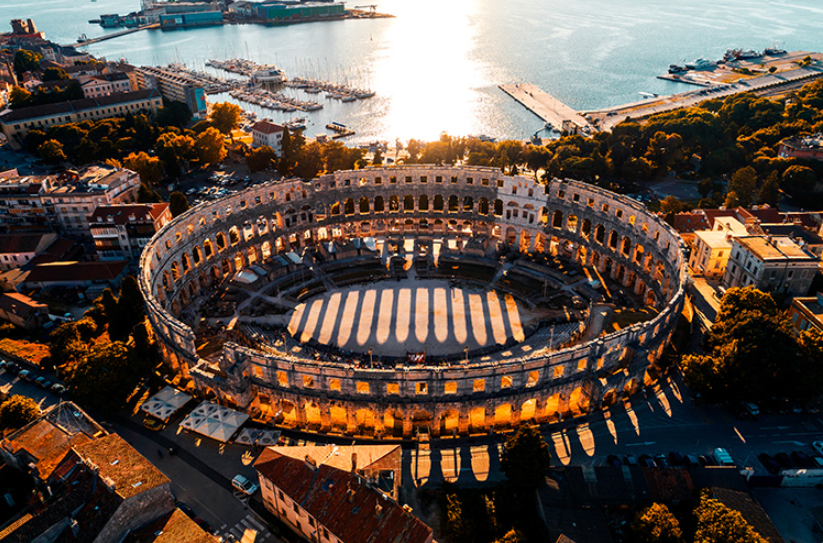 Pula Arena (Roman Amphitheatre), Pula, Istria, Croatia
